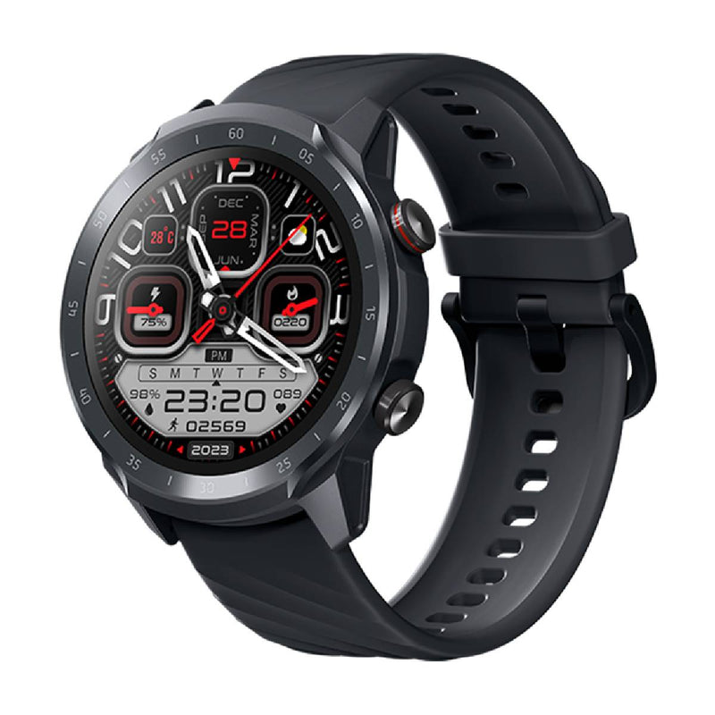 Mibro A2 Smart Watch, Bluetooth 5.3 Connectivity, 2ATM Waterproof, 350mAh Battery- Black