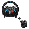 Logitech G29 Driving Force Racing Wheel Powered USB port Windows With Logitech G Gaming Driving Force Shifter - Black