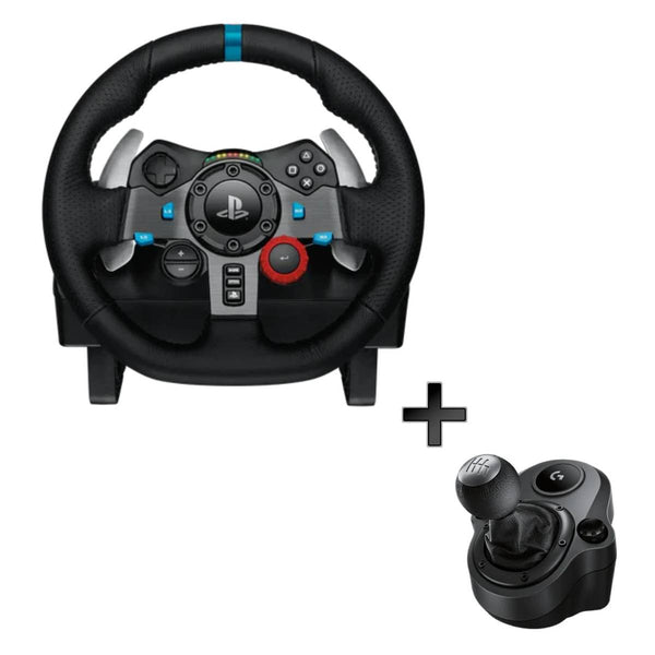 Logitech G29 Racing wheel for PlayStation and PC - Black + Driving Force Shifter