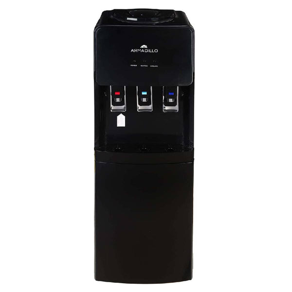 Armadillo Water Dispenser With Refrigerator, 3 Taps, 16 litre - Black