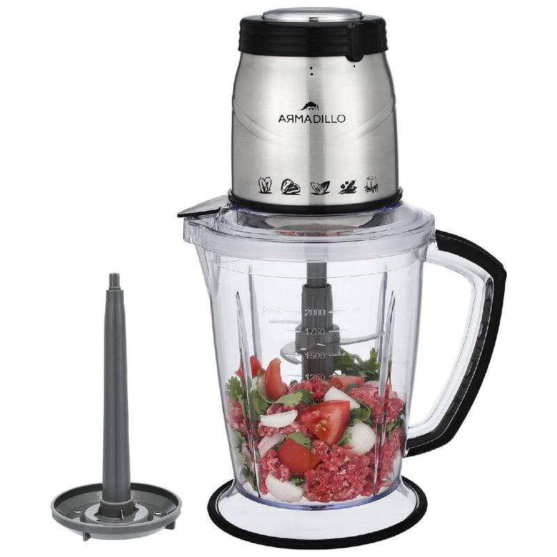 Armadillo Stainless Chopper 800w, CHP1-000-2339 - Sliver
