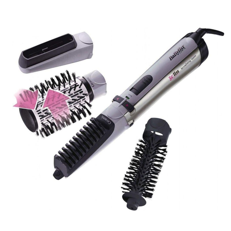 Babyliss 2735SDE Hair Styler Rotating Brush with Attachments, 1000 Watt