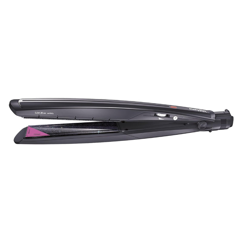 Babyliss Hairdryer 2000W for Fast Drying, 5910E Black + Babyliss ST326E Wet & Dry Slim Hair Straightener Gift🎁