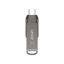 Lexar Jump Drive D400 USB Data Storage 64GB, USB Type-C 130MB/s