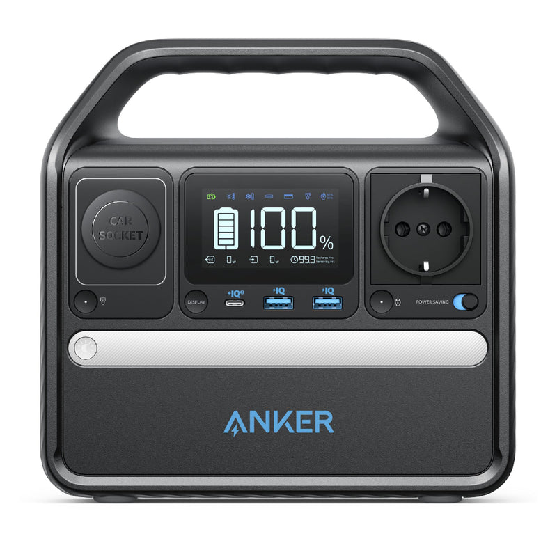 Anker 521 Portable Power Station PowerHouse, 256Wh, 200W, A1720311 - Black