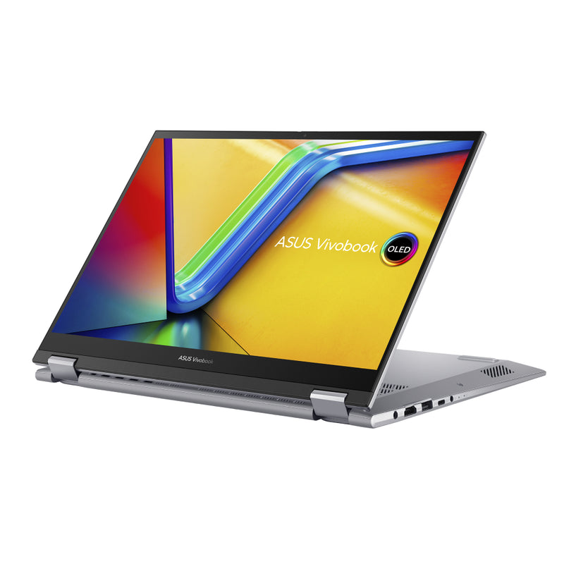 Asus Vivobook S 14 Flip Laptop, AMD Ryzen 5 7530U, 14 Inch, 512GB SSD, 8GB RAM - Cool Silver