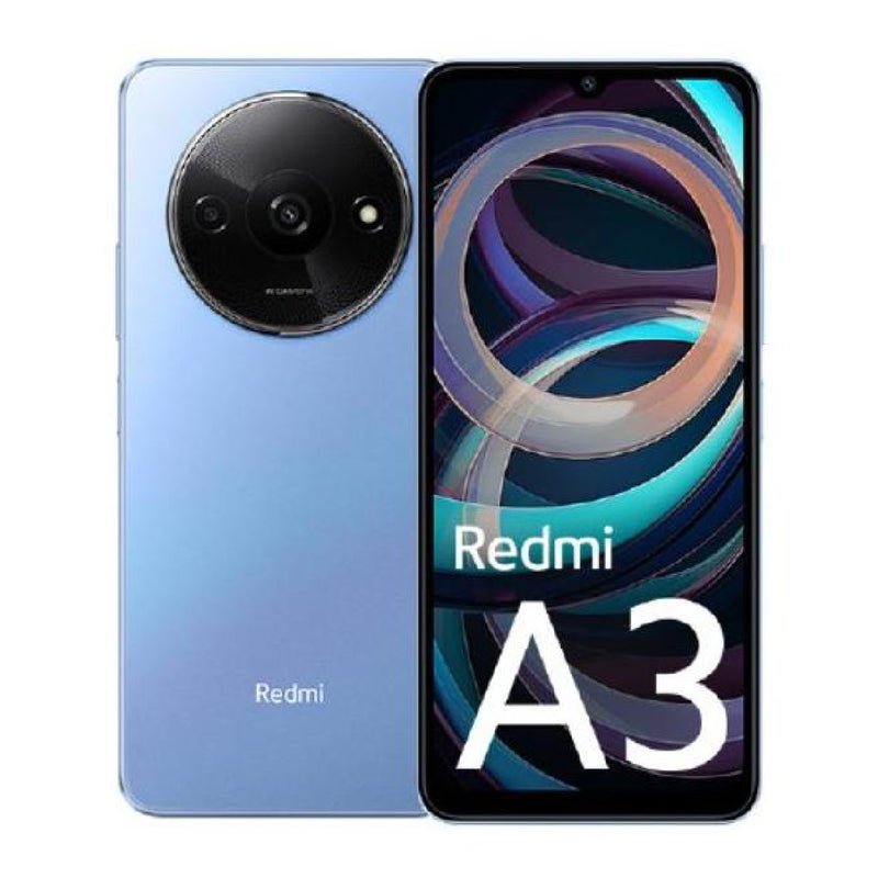 Redmi A3 4G, Dual SIM, 64GB, 3GB RAM, 5000mAh - Star Blue