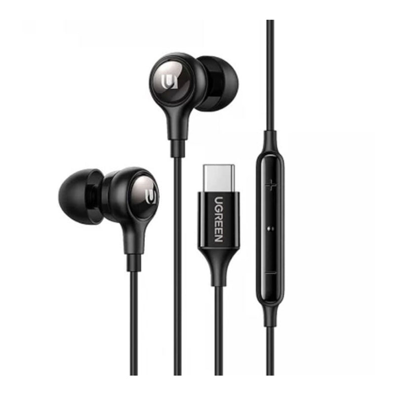 Ugreen in- Ear Earphones With Type-C Connector - Black