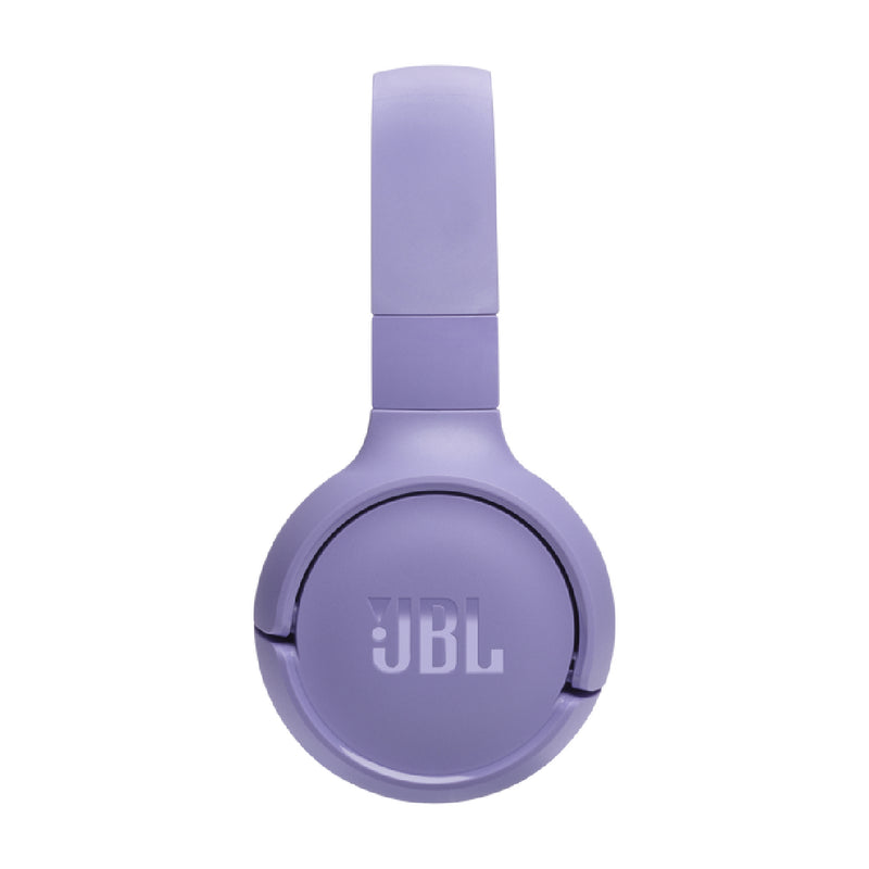 JBL Tune 520BT Wireless On-Ear Headphones, Pure Bass Sound, 57H Battery with Speed Charge, Hands-Free Call Voice Aware, Multi-Point Connection - Purple