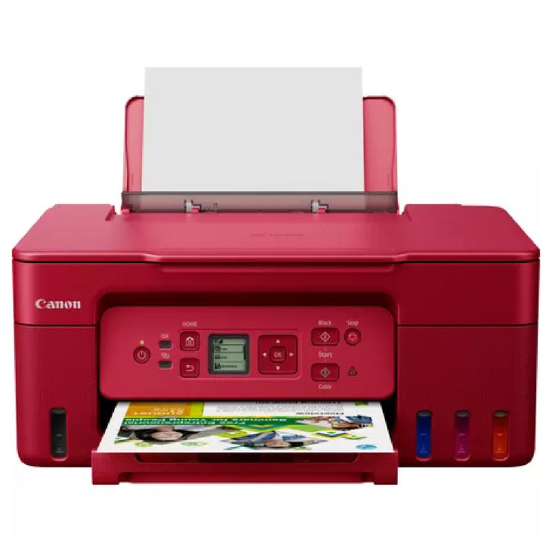 Canon PIXMA G3470 Series All in One Inkjet Printer - Red