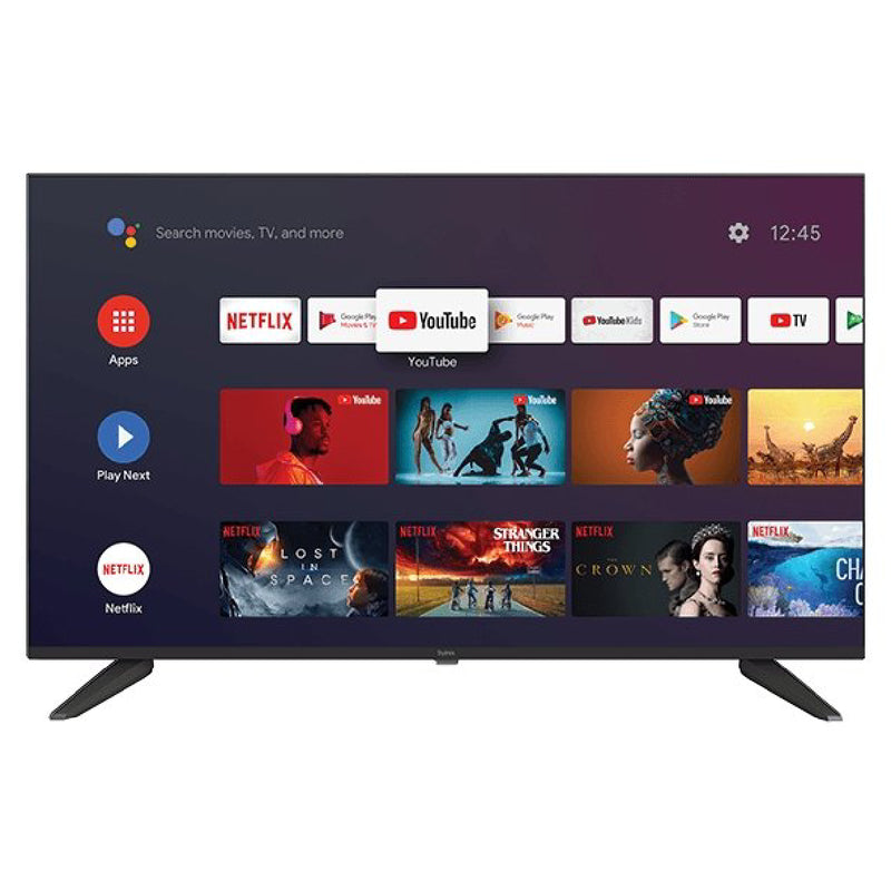 Syinix 43 inch 2K Smart Android Chromecast TV Frameless Design