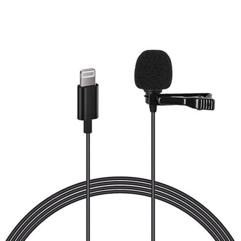 Comica Trs Lavalier Microphone With Lightning InterFace 6.0m - Black