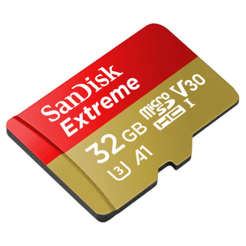 SanDisk Extreme Micro SDHC 32GB Speeds 100MB/s
