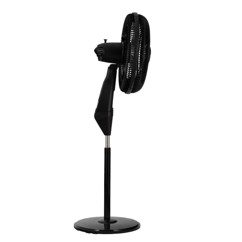 Tefal Silence Force Stand Fan with Remote Control, 16 Inch, 3 Speeds, VG4130EE - Black