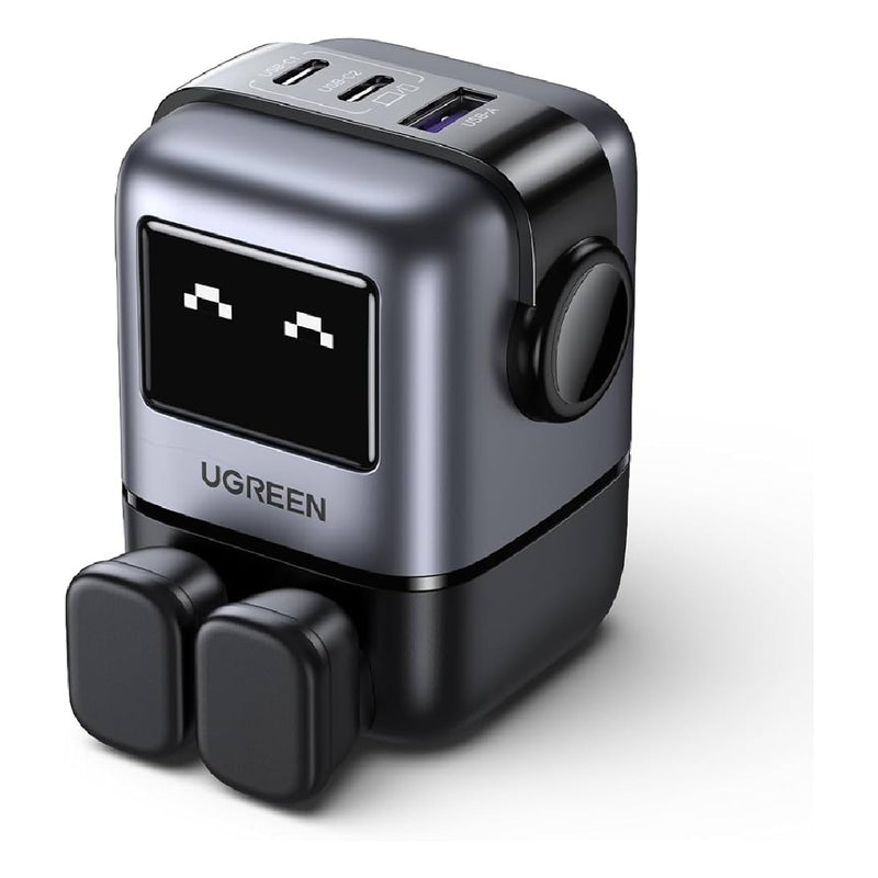 Ugreen Nexode RG 65W 3-Port Robot Gan Fast Charger - Black