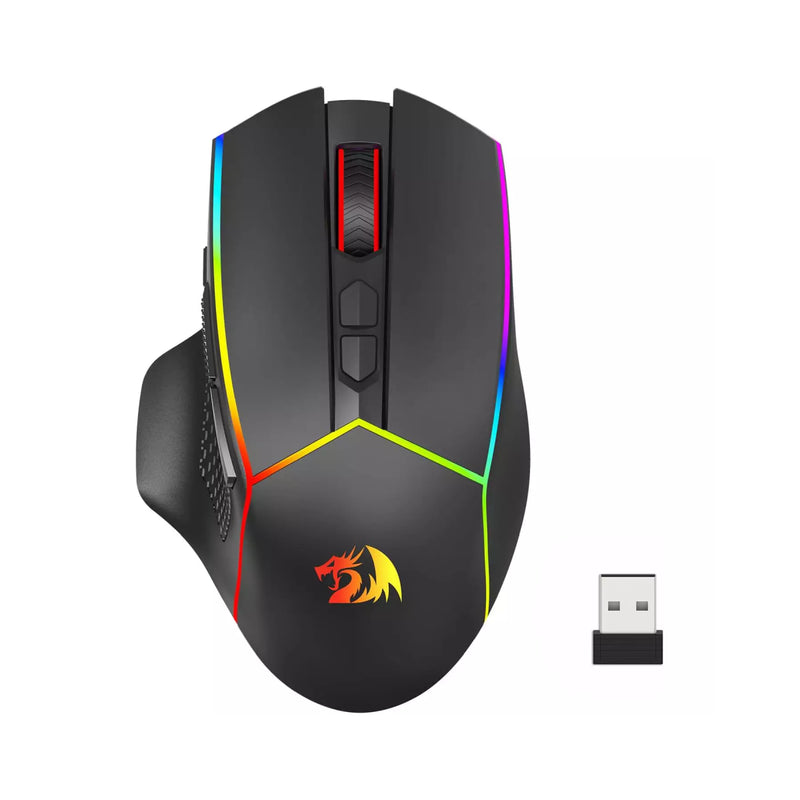 Redragon AXE PRO M814RGB 3 modes connections gaming mouse - Black