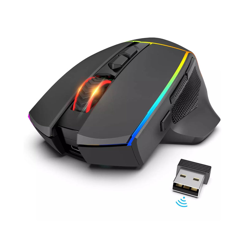 Redragon AXE PRO M814RGB 3 modes connections gaming mouse - Black