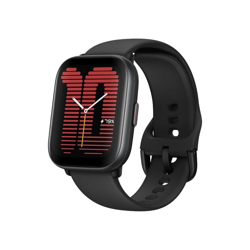 Amazfit Active Smart Watch, AMOLED, Up to 30 days Battery Life - Black