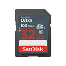 بطاقة SanDisk Ultra SDHC UHS-I سعة 32 جيجابايت - 100BM/s SDSDUNR-032G-GN3IN 