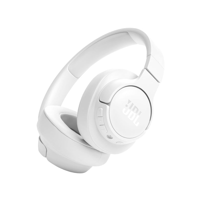 JBL Tune 720BT Wireless Over Ear Headphones with Mic, Pure Bass Sound, Up To 76 Hrs Playtime - White