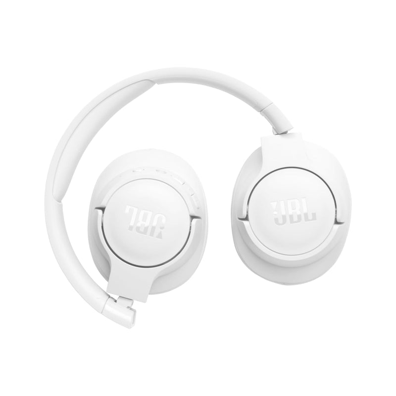 JBL Tune 720BT Wireless Over Ear Headphones with Mic, Pure Bass Sound, Up To 76 Hrs Playtime - White