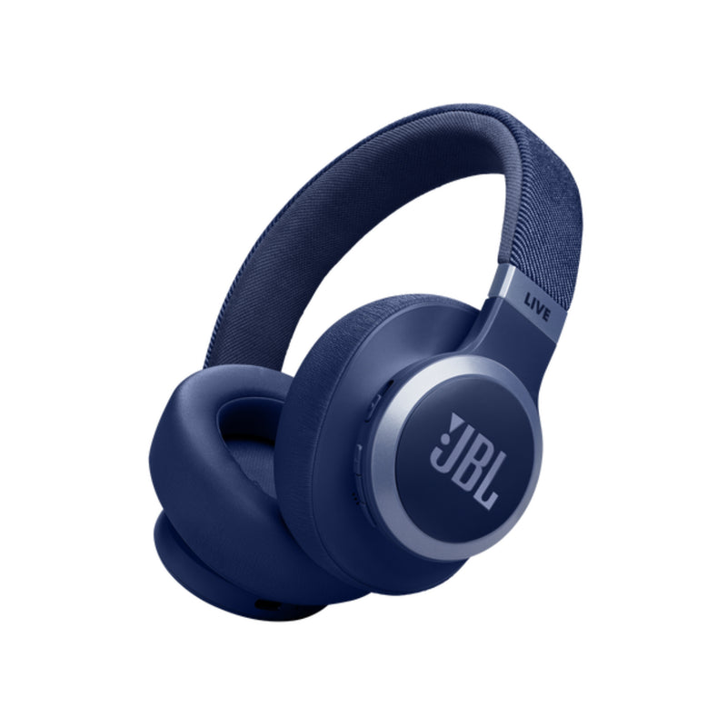 JBL LIVE 770NC Bluetooth Headset with Mic (Up to 65 Hours Playback, Over Ear - Blue