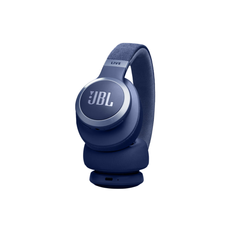 JBL LIVE 770NC Bluetooth Headset with Mic (Up to 65 Hours Playback, Over Ear - Blue