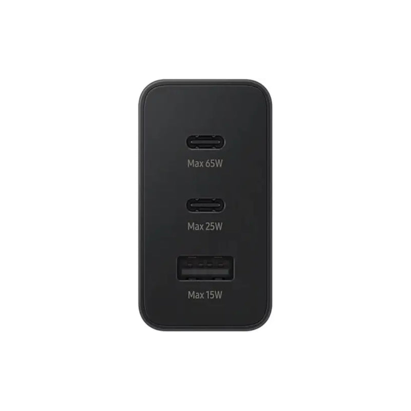 Samsung 65W USB-C 2 Ports USB-A Port Power Adapter - Black