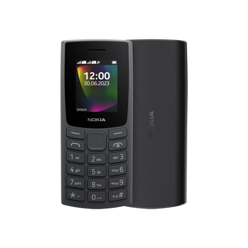 Nokia 106 A big battery, MP3 player and some handy features like voice recorder - Charcoal