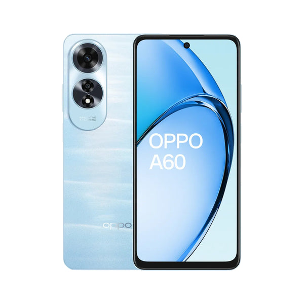 Oppo A60 Dual SIM, 256GB, 8GB RAM, 4G LTE - Ripple Blue