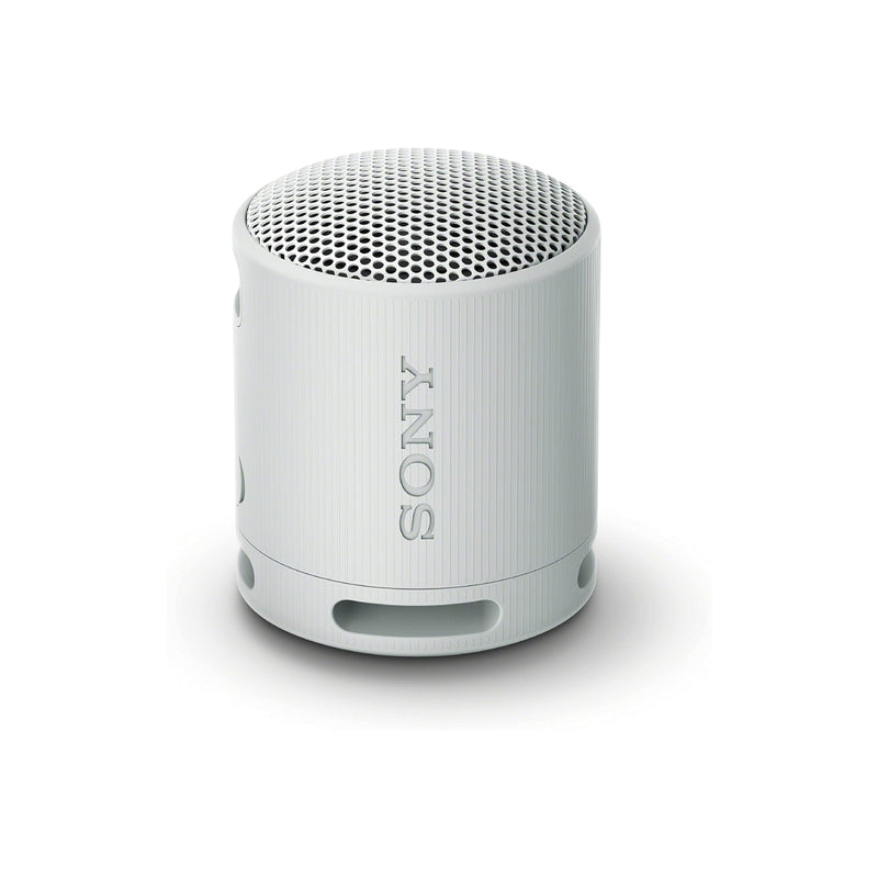 Sony SRS-XB100/H Wireless Bluetooth Portable Lightweight Super-Compact Travel Speaker, Extra-Durable IP67 Waterproof & Dustproof, 16 Hour Battery - Light Grey