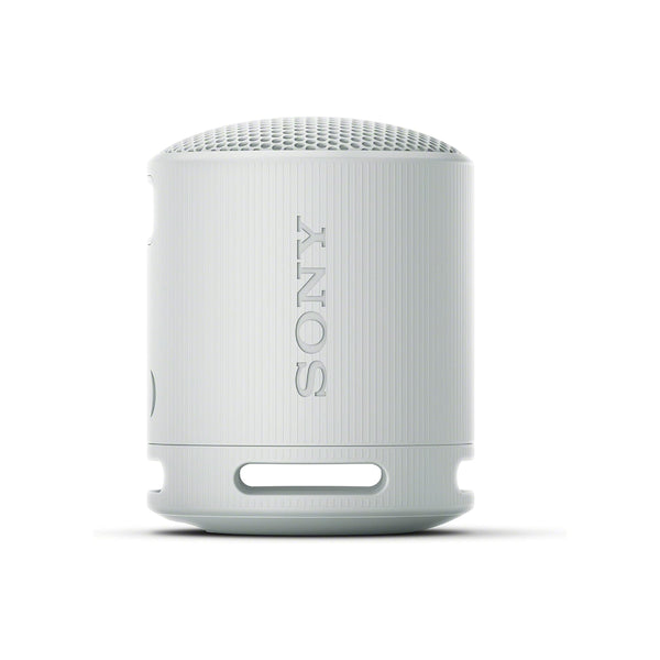 Sony SRS-XB100/H Wireless Bluetooth Portable Lightweight Super-Compact Travel Speaker, Extra-Durable IP67 Waterproof & Dustproof, 16 Hour Battery - Light Grey