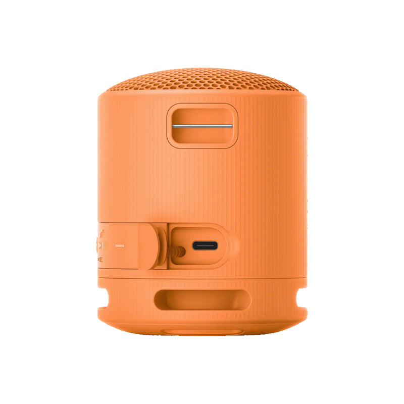 Sony SRS-XB100/D Wireless Bluetooth Portable Lightweight Super-Compact Travel Speaker, Extra-Durable IP67 Waterproof & Dustproof, 16 Hour Battery - Orange