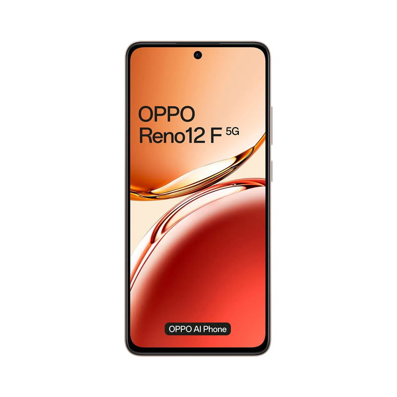 Oppo 12F Dual Sim Mobile, 512GB Memory, 12GB RAM, 5G - Amber Orange