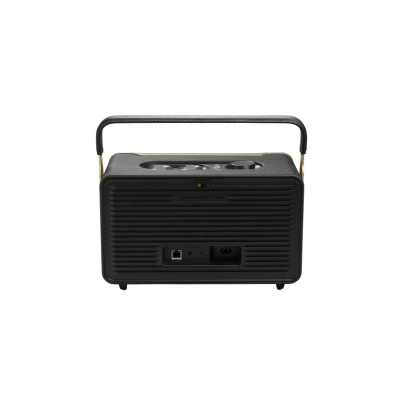 JBL Authentics 300 Portable Smart Home Speaker with Wi-Fi Retro Design - Black