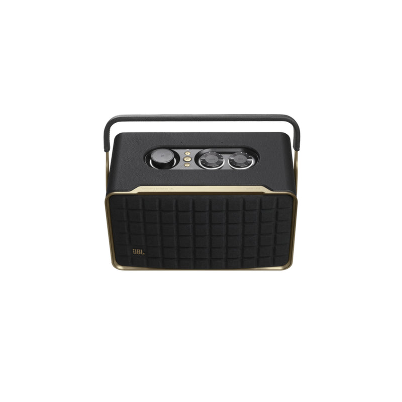 JBL Authentics 300 Portable Smart Home Speaker with Wi-Fi Retro Design - Black