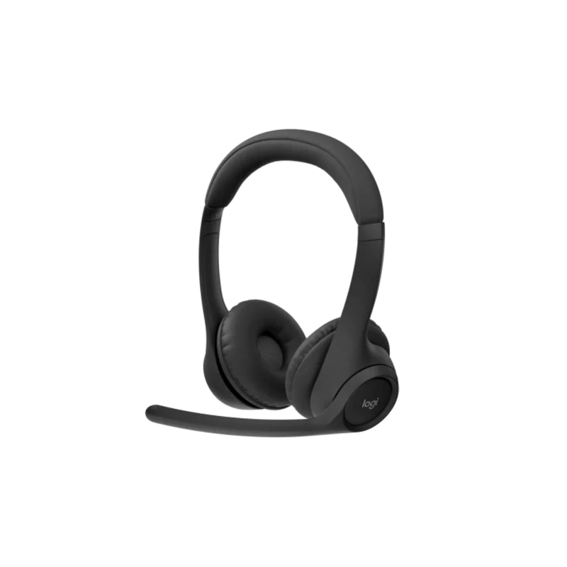 Logitech Zone 300 Wireless Bluetooth Headset With Noise-Cancelling Microphone - 981-001407 - Black