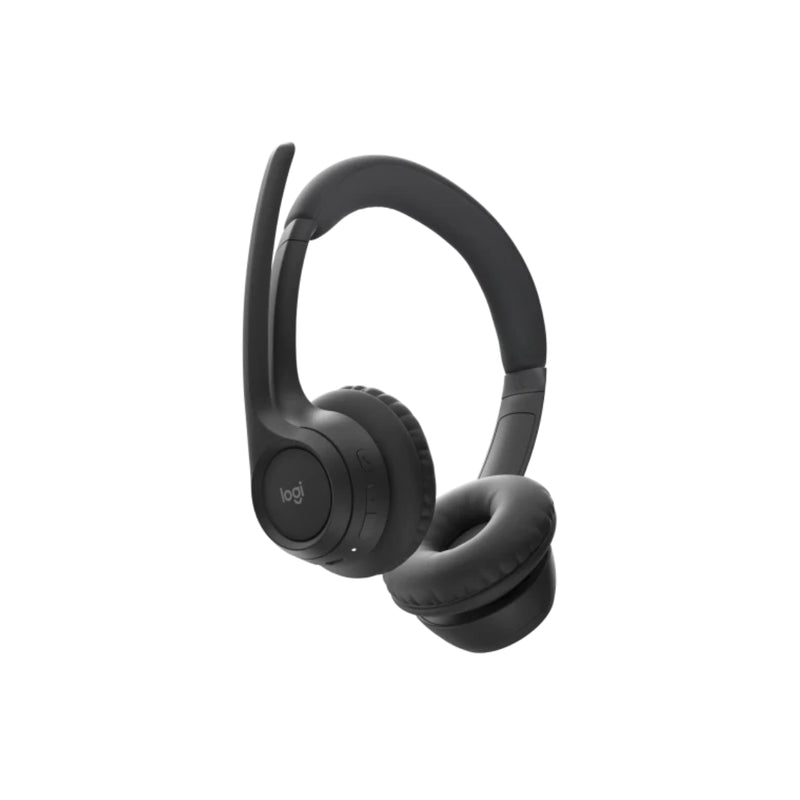 Logitech Zone 300 Wireless Bluetooth Headset With Noise-Cancelling Microphone - 981-001407 - Black