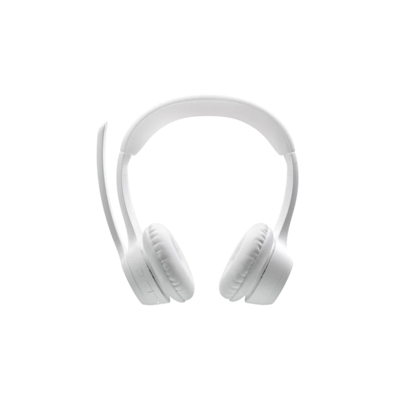 Logitech Zone 300 Wireless Bluetooth Headset With Noise-Cancelling Microphone - 981-001417 - White