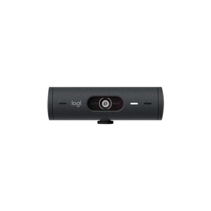 Logitech Brio 500 Full HD 1080p Webcam, Auto Light Correction, Dual Noise Reduction Mics, Webcam Privacy Cover, Works with Google Meet, Zoom, USB-C Cable - 960-001422 - Black