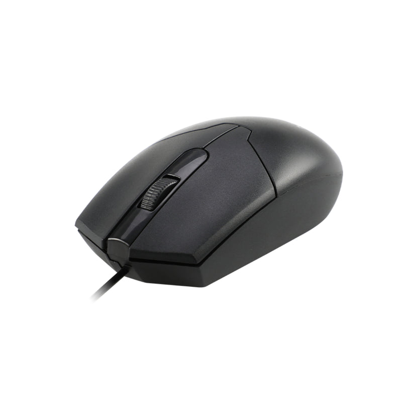 Meetion MT-M360 Wired Mouse 2+1 Buttons, Anti-skid Scroller - Black