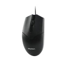 Meetion MT-M360 Wired Mouse 2+1 Buttons, Anti-Skid Scroller - Black