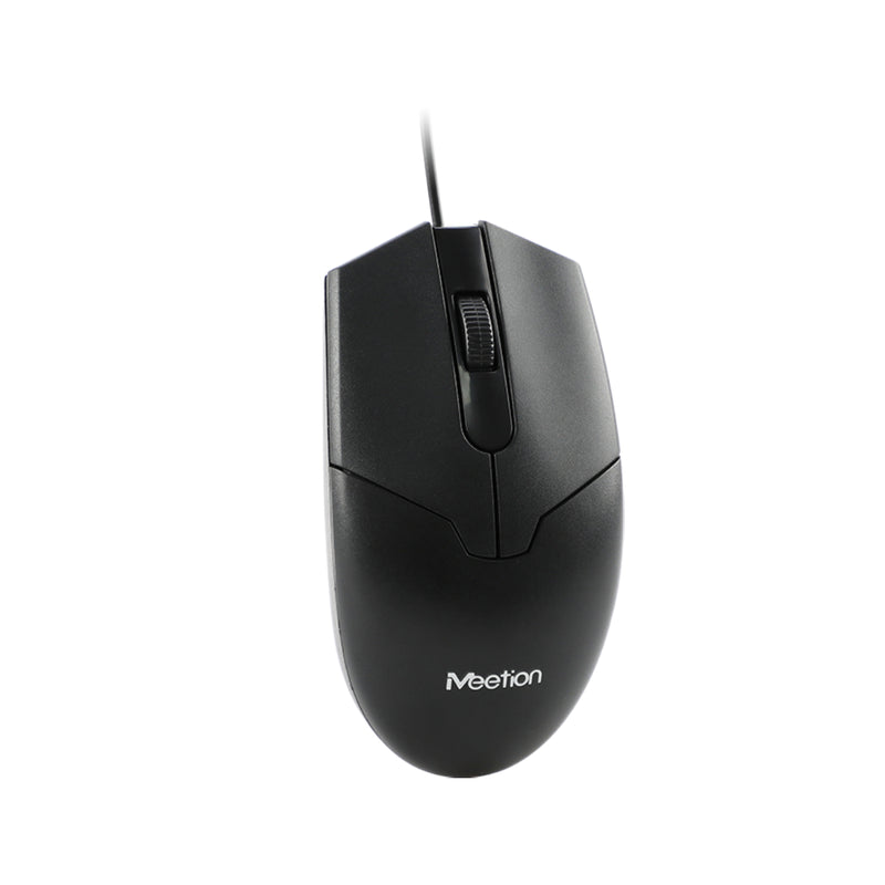 Meetion MT-M360 Wired Mouse 2+1 Buttons, Anti-skid Scroller - Black