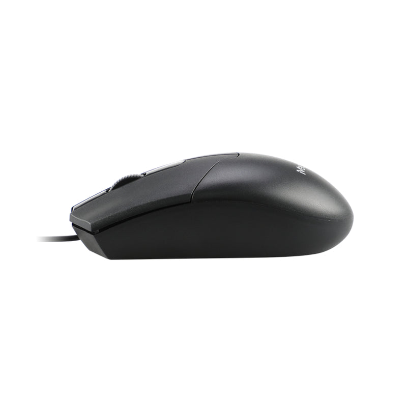 Meetion MT-M360 Wired Mouse 2+1 Buttons, Anti-skid Scroller - Black