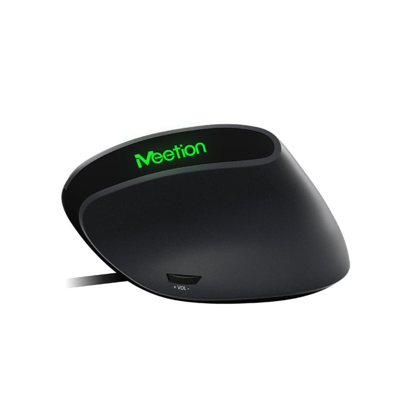 Meetion MT-M390 Wired Ergonomic Red light LED Vertical Mouse -Black