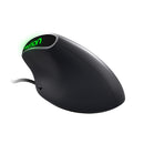 ماوس ميتيون MT-M390 السلكي المريح مع ضوء أحمر LED عمودي - أسود 