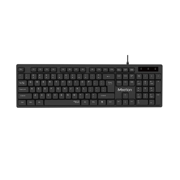 Meetion MT-K300 USB Standard Wired Keyboard - Black