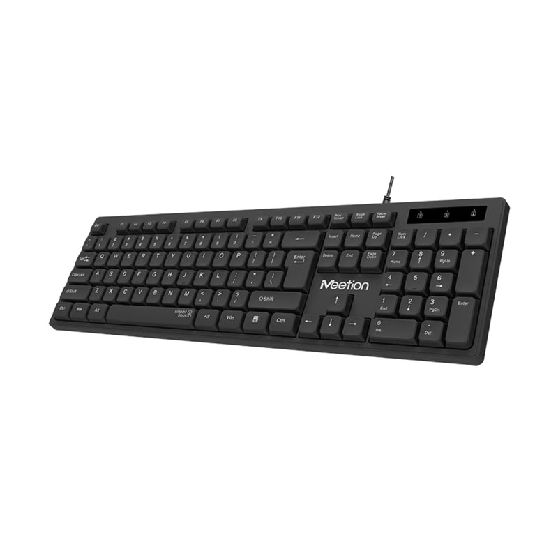 Meetion MT-K300 USB Standard Wired Keyboard - Black