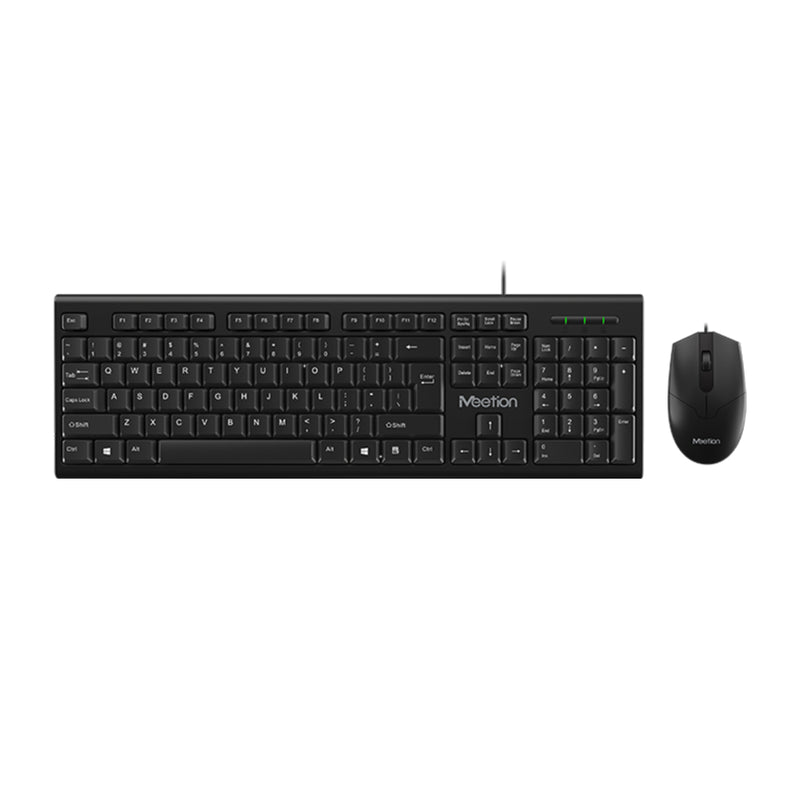 Meetion MT-C100 Computer Keyboard And Mouse Manufacturer USB Combo - Black