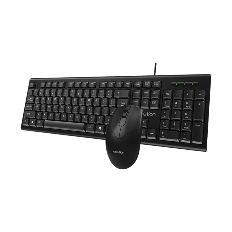 Meetion MT-C100 Computer Keyboard And Mouse Manufacturer USB Combo - Black